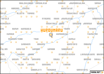 map of Wuro Umaru