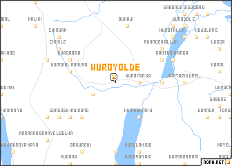 map of Wuro Yolde