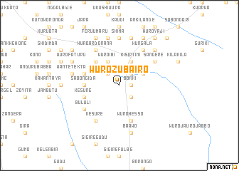map of Wuro Zubairo