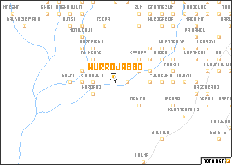 map of Wurro Jabbo