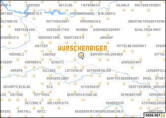 map of Wurschenaigen