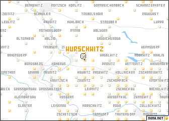 map of Würschwitz