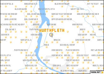 map of Wurthfleth