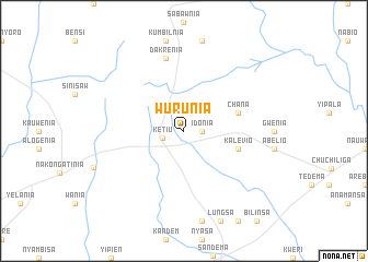 map of Wurunia