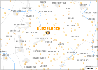 map of Wurzelbach