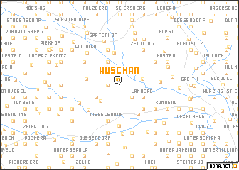 map of Wuschan