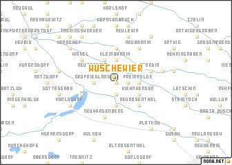 map of Wuschewier