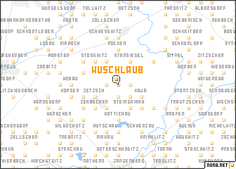 map of Wuschlaub