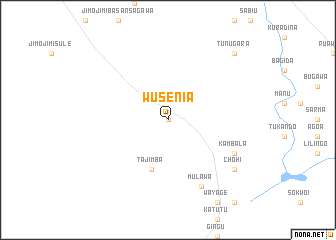 map of Wusenia