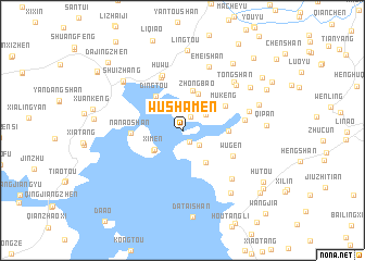 map of Wushamen