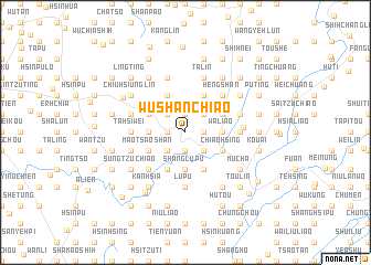 map of Wu-shan-chiao