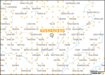 map of Wu-shan-k\