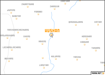 map of Wushan