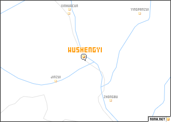 map of Wushengyi