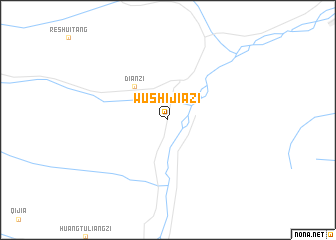 map of Wushijiazi