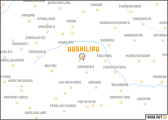 map of Wushilipu