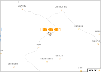 map of Wushishan