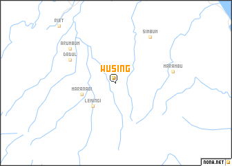 map of Wusing