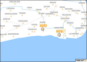 map of Wusi