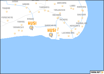 map of Wusi