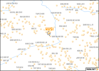 map of Wūsi