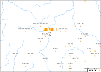 map of Wusoli