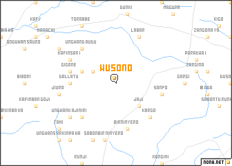 map of Wusono