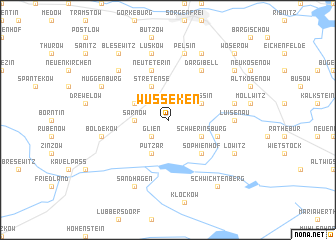 map of Wusseken