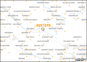 map of Wüstems