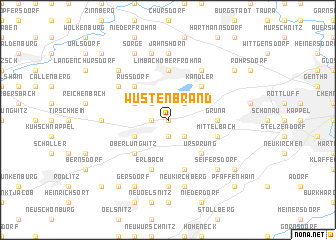 map of Wüstenbrand