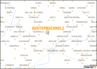 map of Wüsten Buchholz