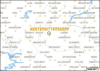 map of Wüstendittersdorf