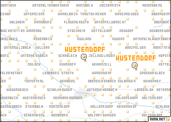 map of Wüstendorf