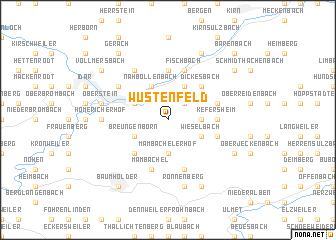map of Wüstenfeld