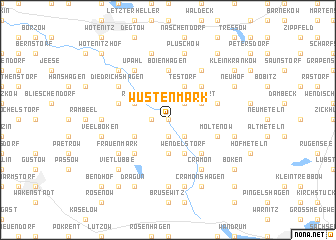 map of Wüstenmark