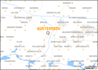 map of Wustermark