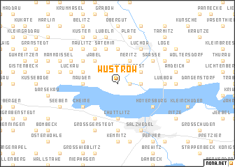 map of Wustrow