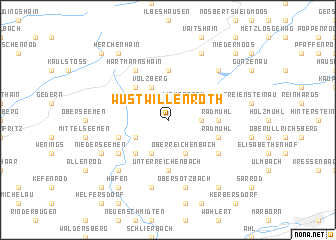 map of Wüstwillenroth