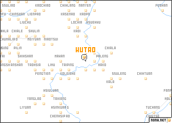 map of Wu-tao