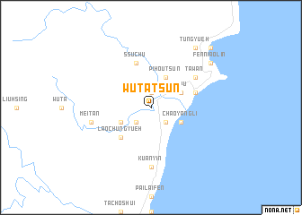 map of Wu-t\