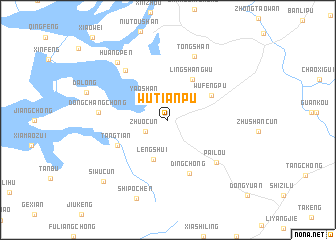 map of Wutianpu