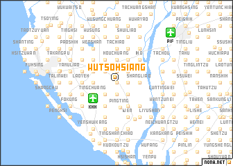 map of Wu-ts\