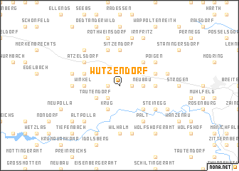 map of Wutzendorf