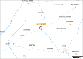 map of Wuwan