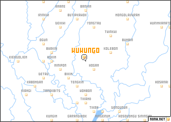 map of Wuwungo