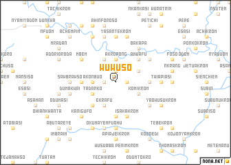 map of Wuwuso