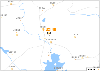 map of Wuxian