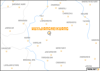 map of Wuxijiangmeikuang