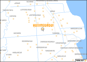 map of Wuxingdadui