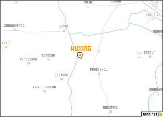 map of Wuxing